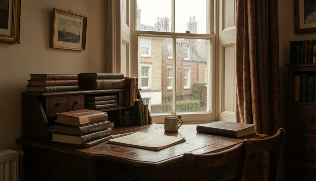 Condensation on a window inside a UK home caused by excess indoor moisture